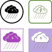 Rainy Day Icon Design vector