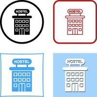 Hostel Icon Design vector