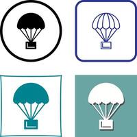 Parachute Icon Design vector