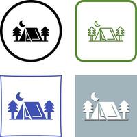 Tent Icon Design vector