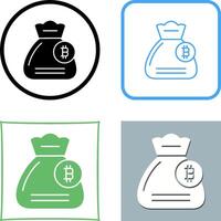 diseño de icono de bolsa de dinero vector