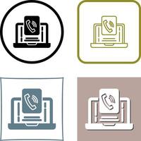 Contact Icon Design vector