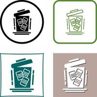 Delete Icon Design vector