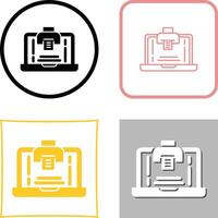 Print Icon Design vector