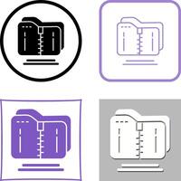 Compressed Icon Design vector