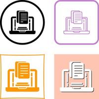 Document Icon Design vector