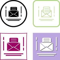 Email Icon Design vector