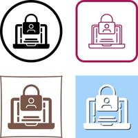 Authentication Icon Design vector