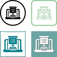 Presentation Icon Design vector