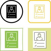 Ballot Icon Design vector