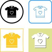 T Shirt Icon Design vector