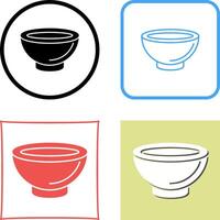 Bowl Icon Design vector