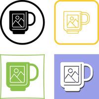 Mug Icon Design vector