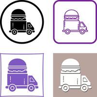 Fast Food Truck Icon Design vector