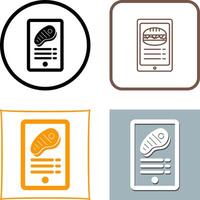 Online order Icon Design vector