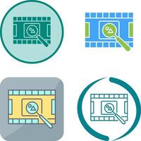 Unique Find Picture Icon Design vector