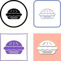 Pie Icon Design vector