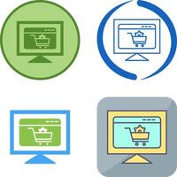 Ecommerce Settings Icon Design vector