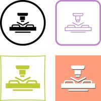 Press Icon Design vector