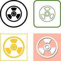 Nuclear Icon Design vector