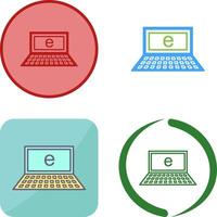 Unique Internet Icon Design vector