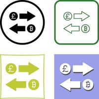 Exchange Icon Design vector