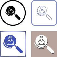 Magnifier Icon Design vector