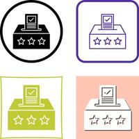 Ballot Icon Design vector