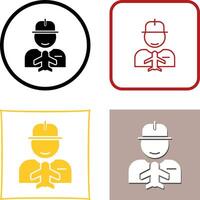 Worker Icon Design vector