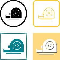 Measuring Tape Icon Design vector