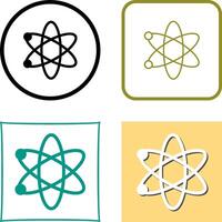 Atom Icon Design vector