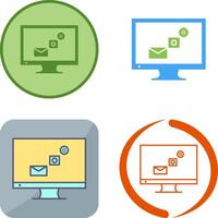 Unique Digital Marketing Icon Design vector