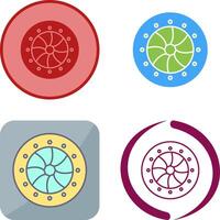 Unique Optical Diaphram Icon Design vector