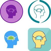 Thinking Icon Design vector