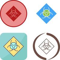 Biological Hazard Icon Design vector