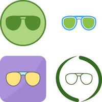 Unique Glasses Icon Design vector