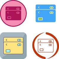 Unique Multiple Cards Icon Design vector