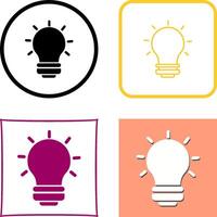 Light Bulb Icon Design vector