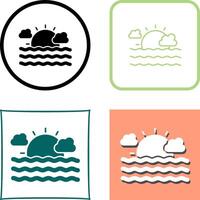 Sea Icon Design vector