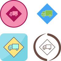 Dangerous Vehicle Icon Design vector