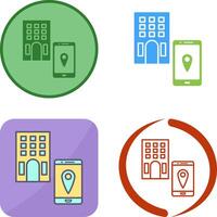 Find Hotel Icon Design vector