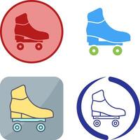 diseño de icono de patines vector