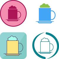 Cappucino Icon Design vector