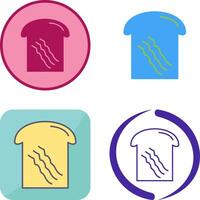Toast Icon Design vector