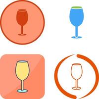 Wine Glass Icon Design vector