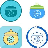 Cookie Jar Icon Design vector