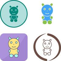 Unique Toys Icon Design vector