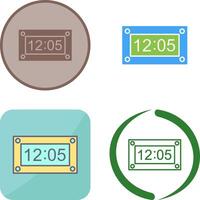 Unique Timer Icon Design vector