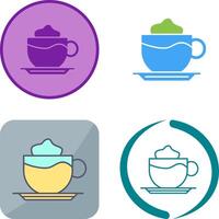 Latte Icon Design vector