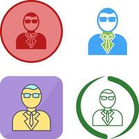 Casino Manager Icon Design vector